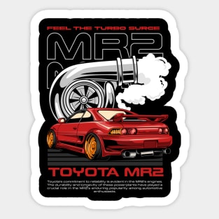 Toyota MR2 Turbo Sticker